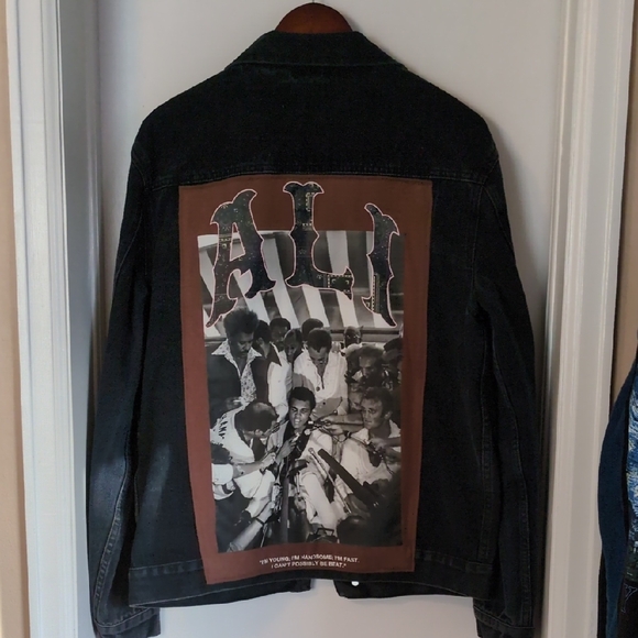 Mohammad Ali Black Denim Jacket - Picture 3 of 6